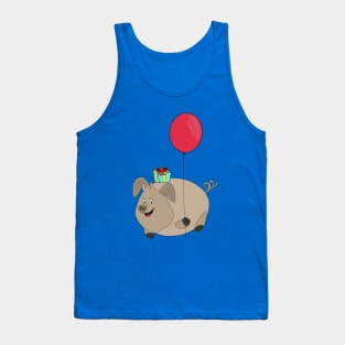 Happy Birthday Pig Tank Top